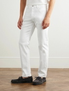Eleventy - Slim-Fit Straight-Leg Jeans - White