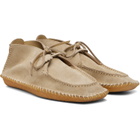 LEMAIRE Beige Reversed Suede Leather Desert Boots
