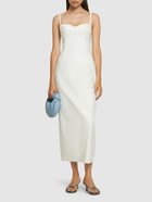 REFORMATION Stormi Stretch Cotton Poplin Midi Dress