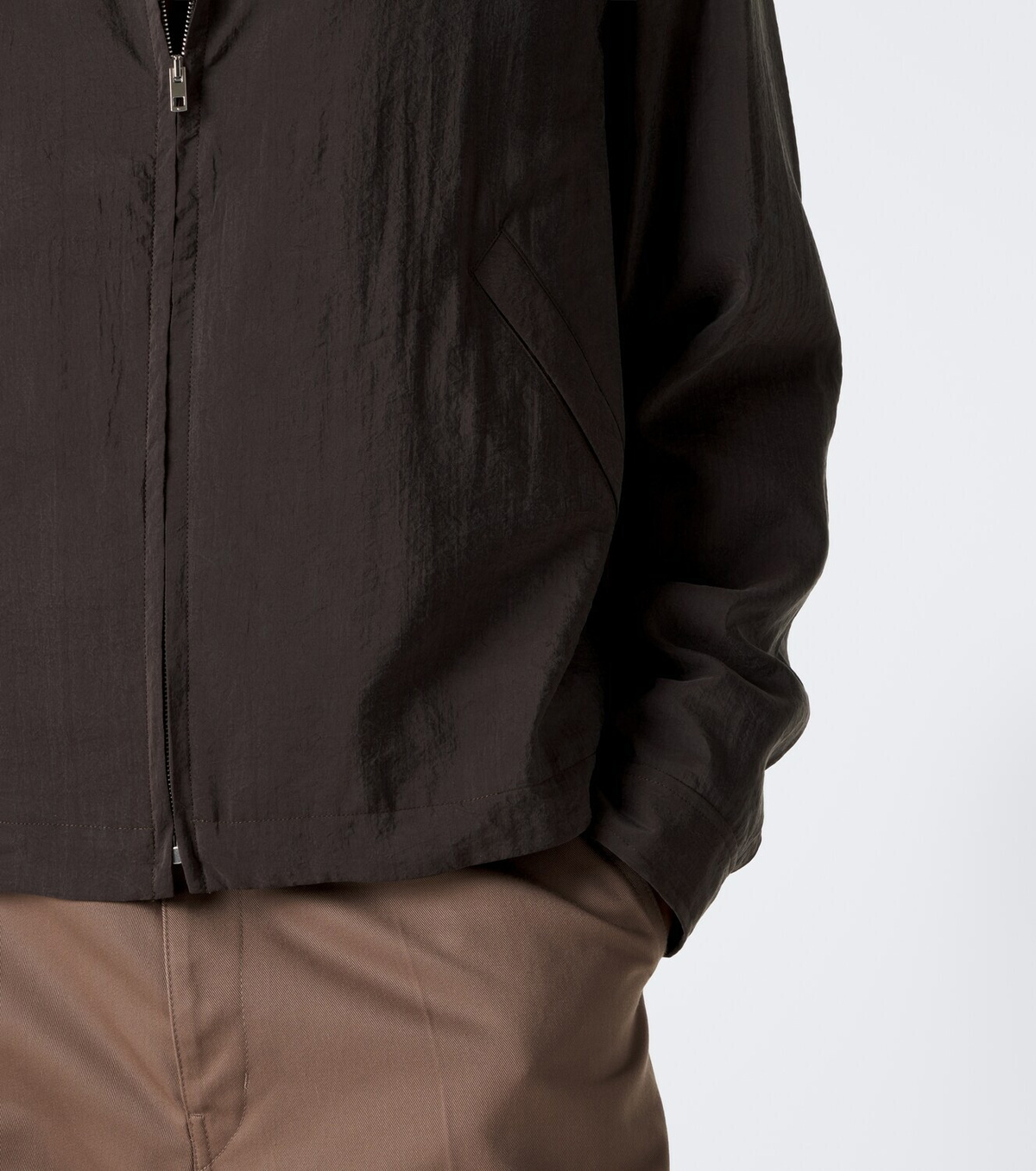 Lemaire Silk-blend blouson jacket