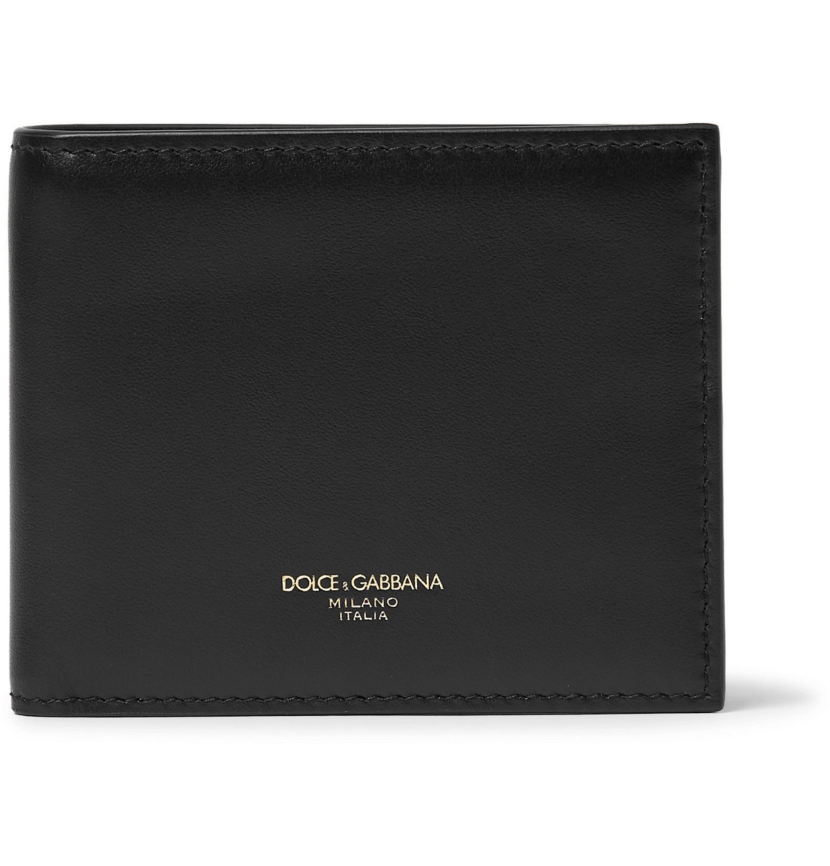 Dolce & Gabbana - Leather Billfold Wallet - Black Dolce & Gabbana