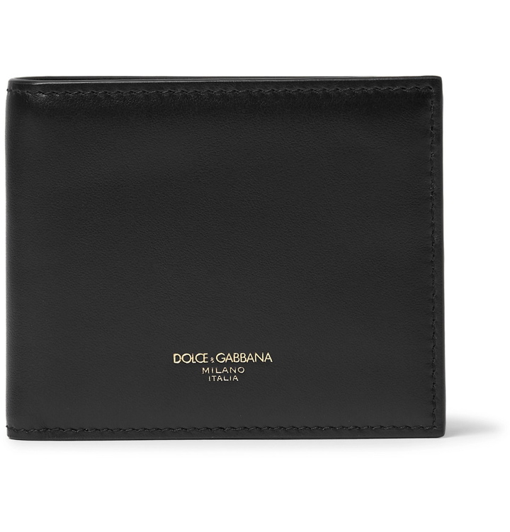 Photo: Dolce & Gabbana - Leather Billfold Wallet - Black