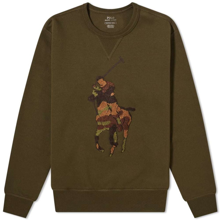 Photo: Polo Ralph Lauren Camo Chenille Pony Crew Sweat