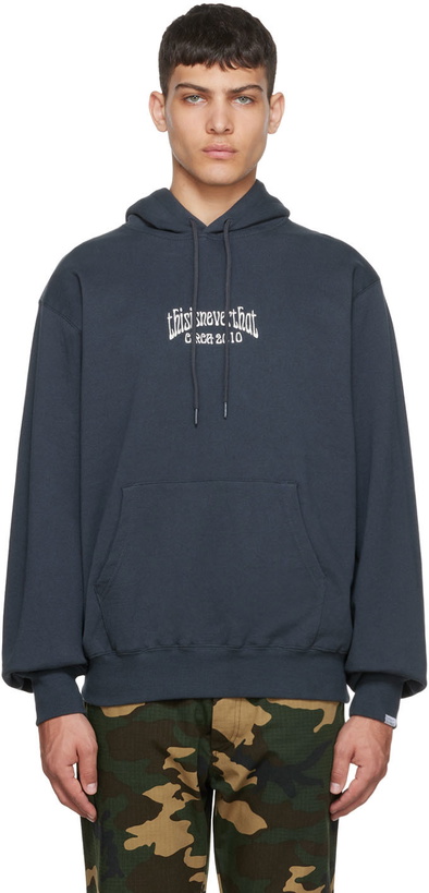 Photo: thisisneverthat Gray Cotton Hoodie