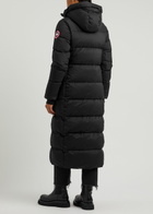 Canada Goose Women's Extra Small Black Alliston Quilted Feather-Light Shell Parka Coat Features a Drawstring Hood