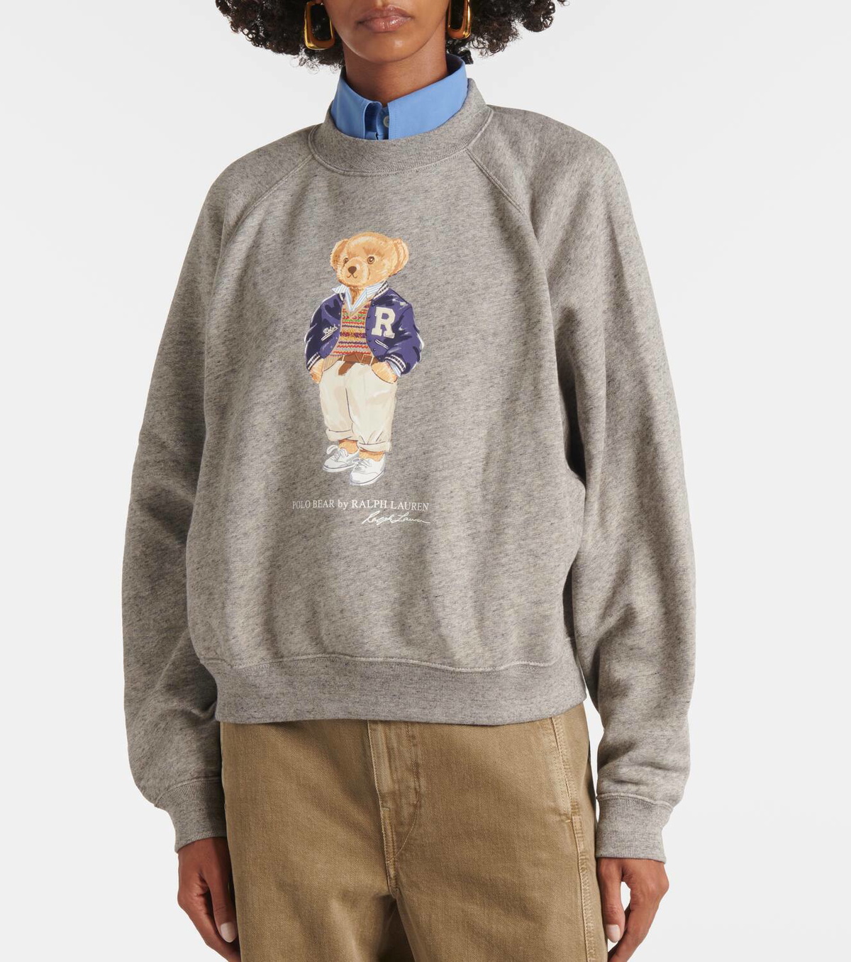 Polo Ralph Lauren Polo Bear cotton-blend jersey sweatshirt