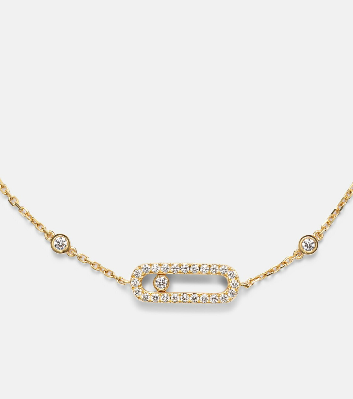 Messika Move Uno 18kt gold bracelet with diamonds