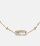 Messika Move Uno 18kt gold bracelet with diamonds