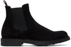 Officine Creative Black Suede Chelsea Boots