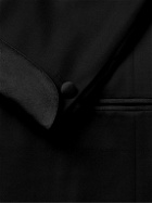 Brioni - Shawl-Collar Silk Satin-Trimmed Virgin Wool Tuxedo Jacket - Black