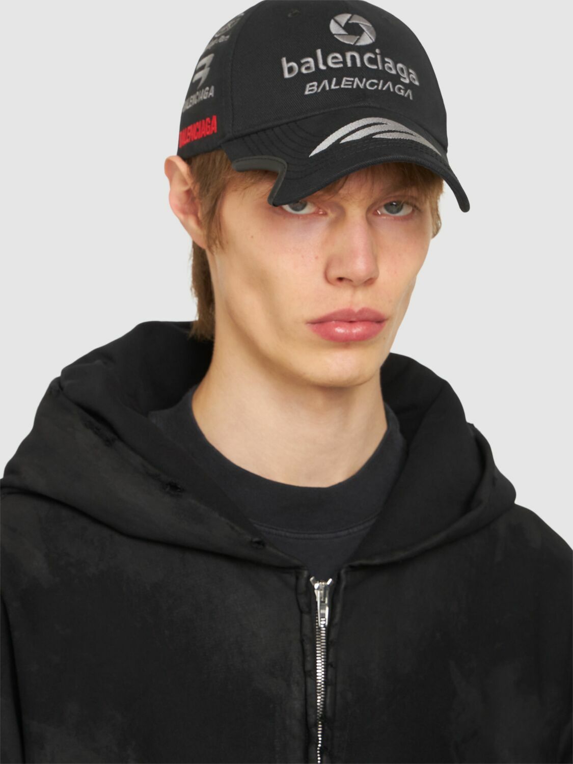 BALENCIAGA - Racer Cotton Drill Cap Balenciaga