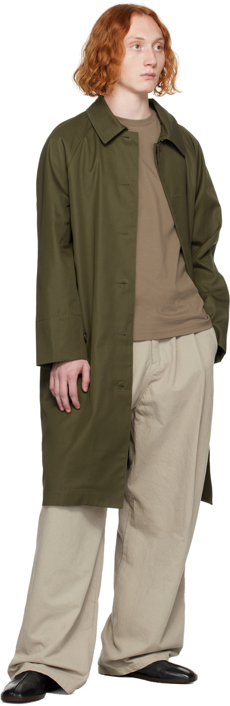 Mark Kenly Domino Tan Studio Green Caeser Coat
