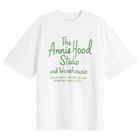 ANNIE HOOD Men's AH Factory T-Shirt in White