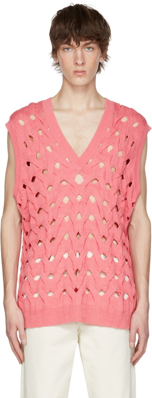 Photo: A Personal Note Pink Cotton Vest