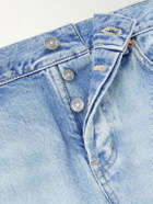 SAINT LAURENT - Straight-Leg Organic Jeans - Blue