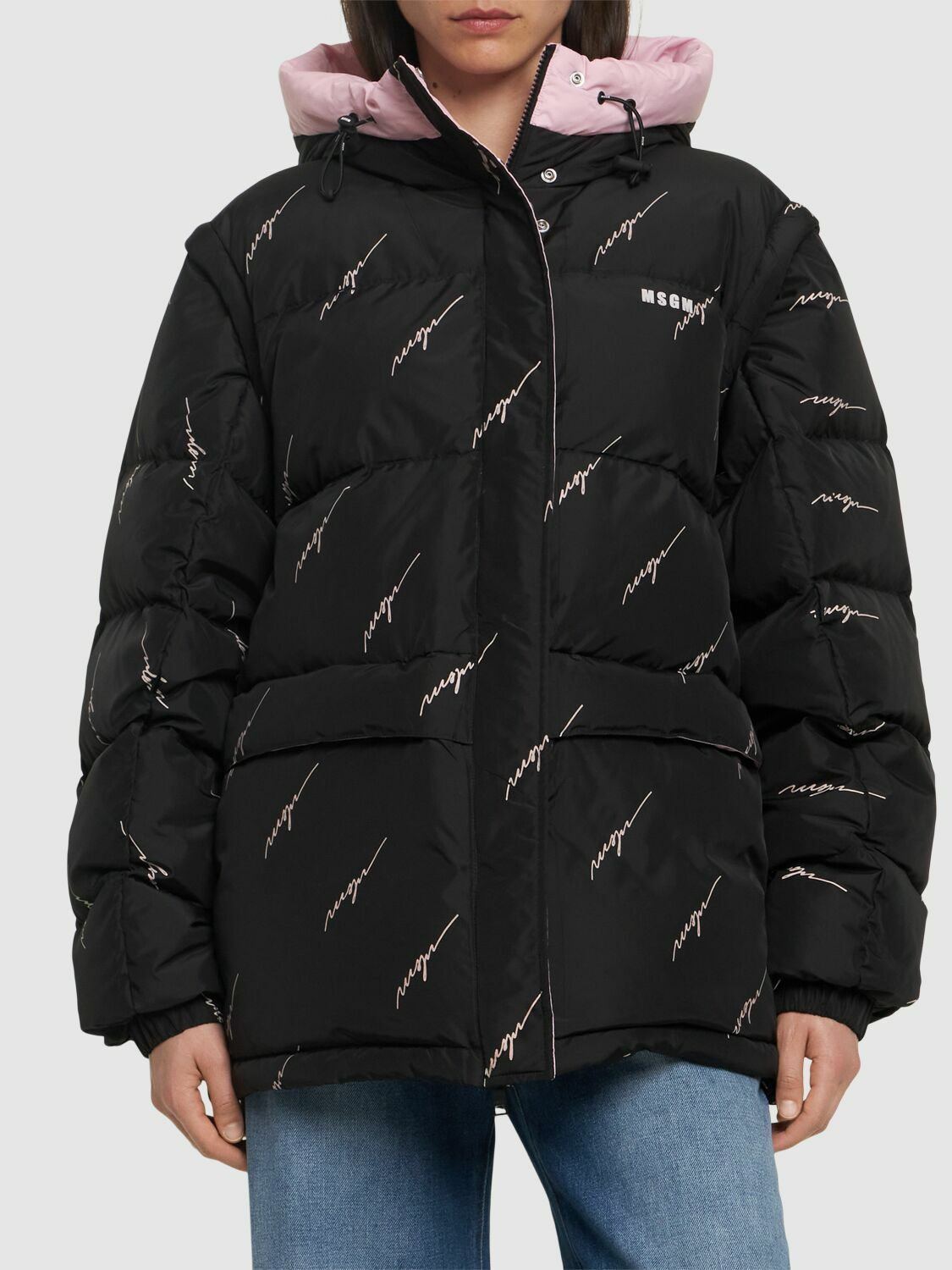 MSGM Printed Down Jacket MSGM