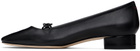 Aeyde Black Darya Ballerina Flats