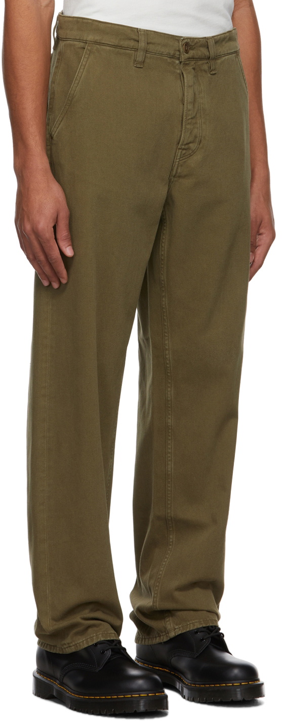 Nudie Jeans Khaki Tuff Tony Trousers Nudie Jeans Co