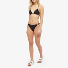 Araks Women's Camryn Strappy Bikini Bottom in Black