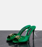 Dolce&Gabbana - DG patent leather mules