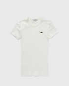 Lacoste T Shirts & Rollis White - Womens - Shortsleeves
