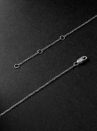 KOLOURS JEWELRY - Hexagon Cross Mini White Gold Diamond Necklace