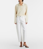 Slvrlake Jamie cropped barrel-leg jeans