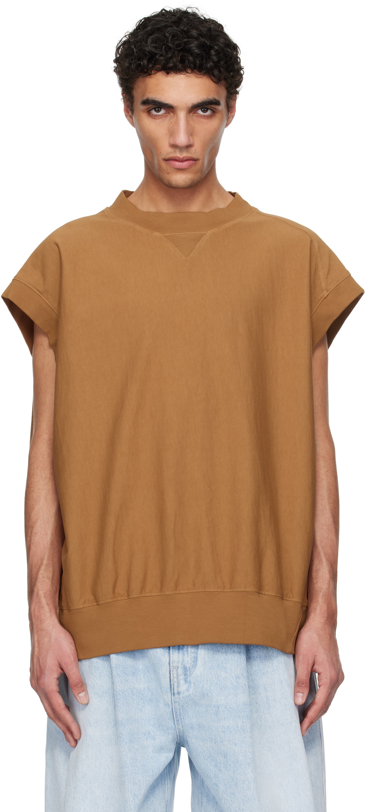 Hed Mayner Brown Turtleneck Scarf Hed Mayner