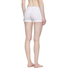 Calvin Klein Underwear White Cotton Boy Shorts