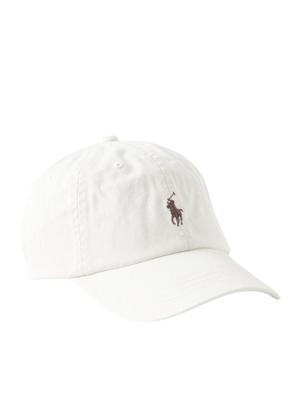 Photo: Polo Ralph Lauren - Logo-Embroidered Cotton-Twill Baseball Cap