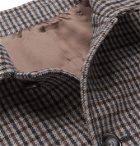 Officine Générale - Stephane Checked Wool-Blend Coat - Brown