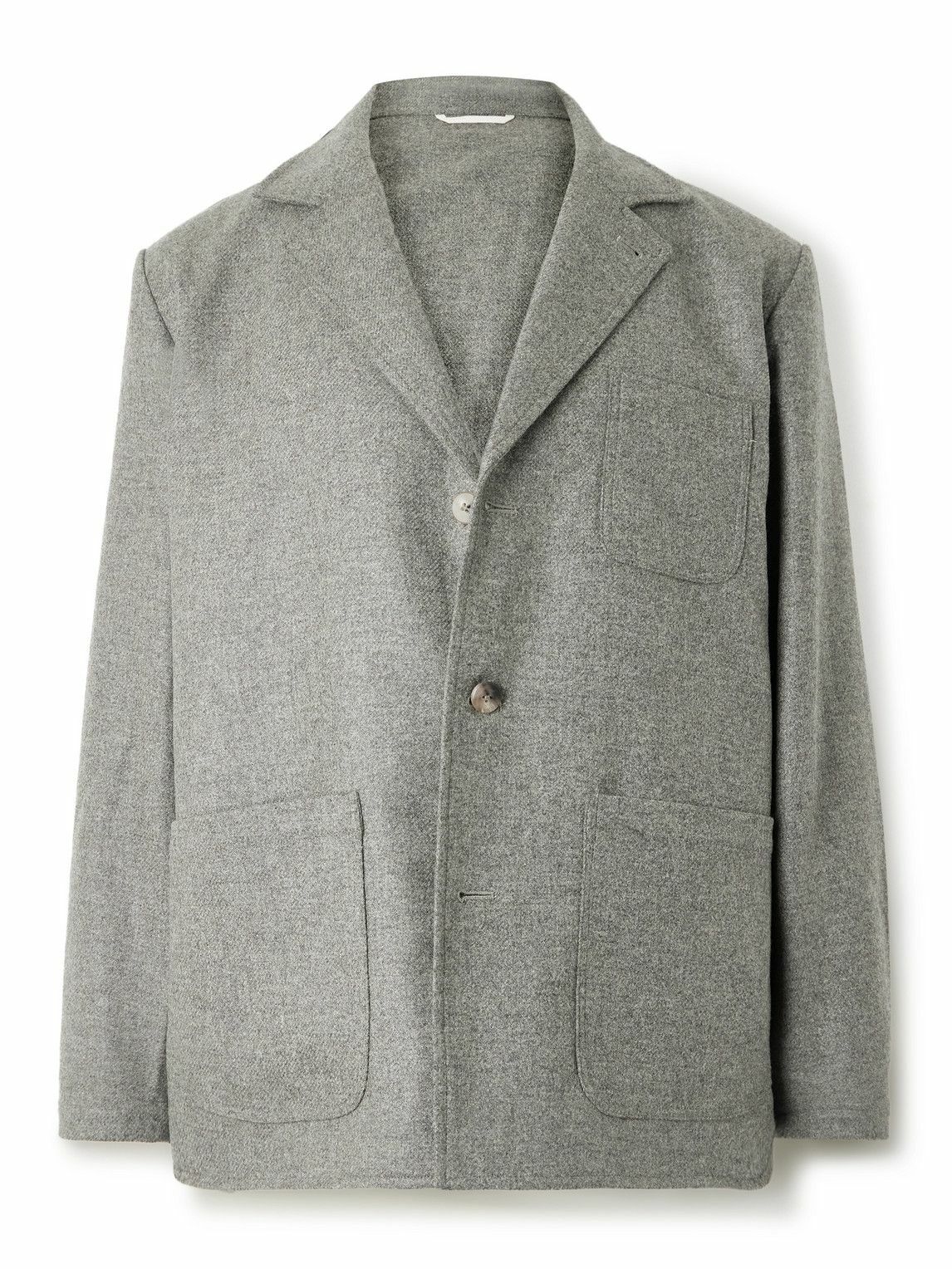 De Bonne Facture - Traveler Wool-Twill Suit Jacket - Gray