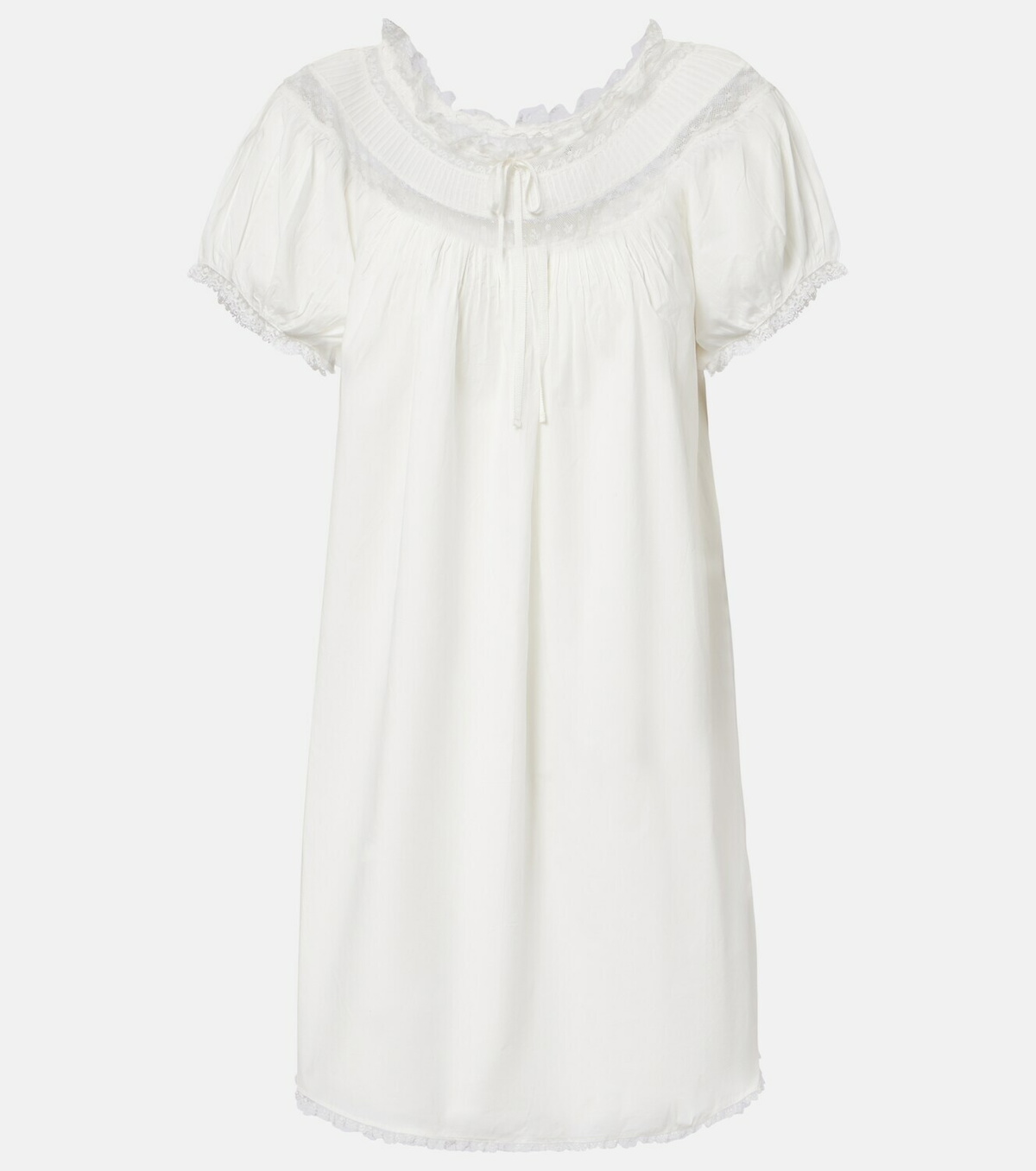 Dôen Daphne cotton poplin minidress