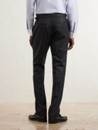 TOM FORD - Shelton Straight-Leg Wool-Twill Suit Trousers - Gray