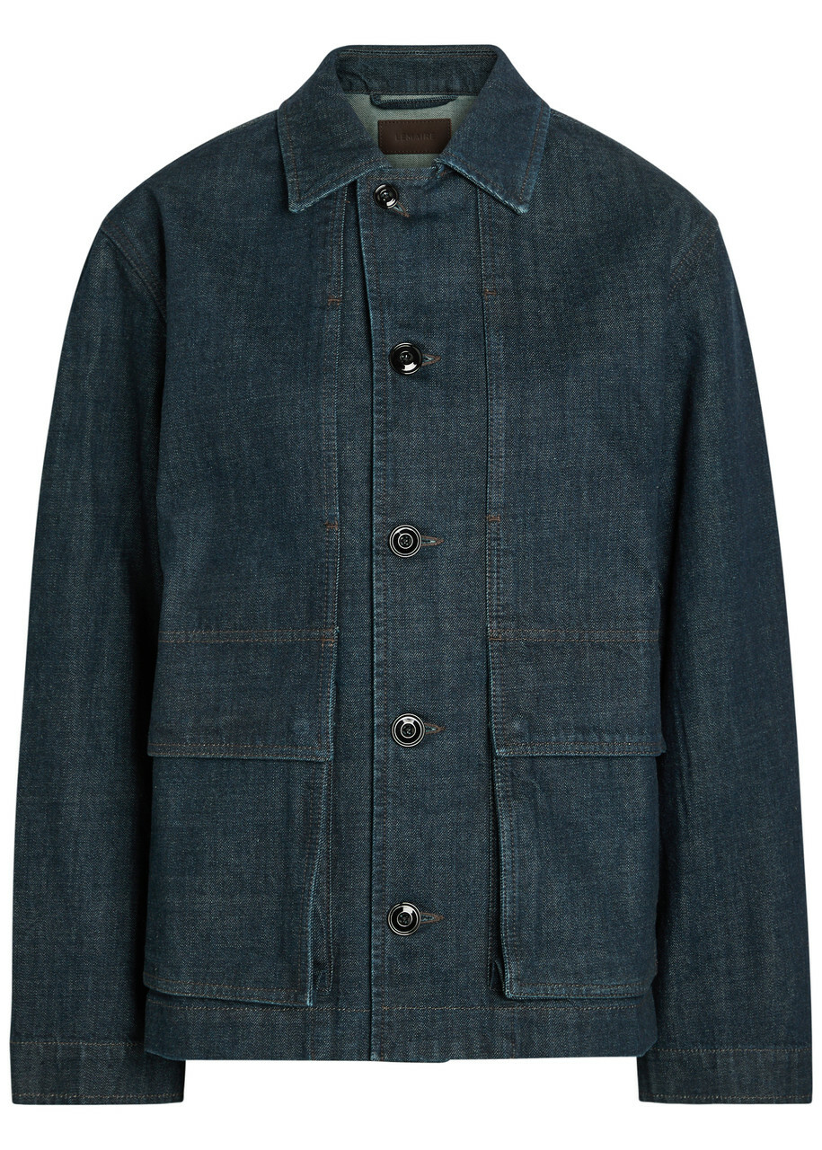 Lemaire Boxy Denim Overshirt Indigo