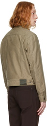 TOM FORD Khaki Zip-Up Jacket