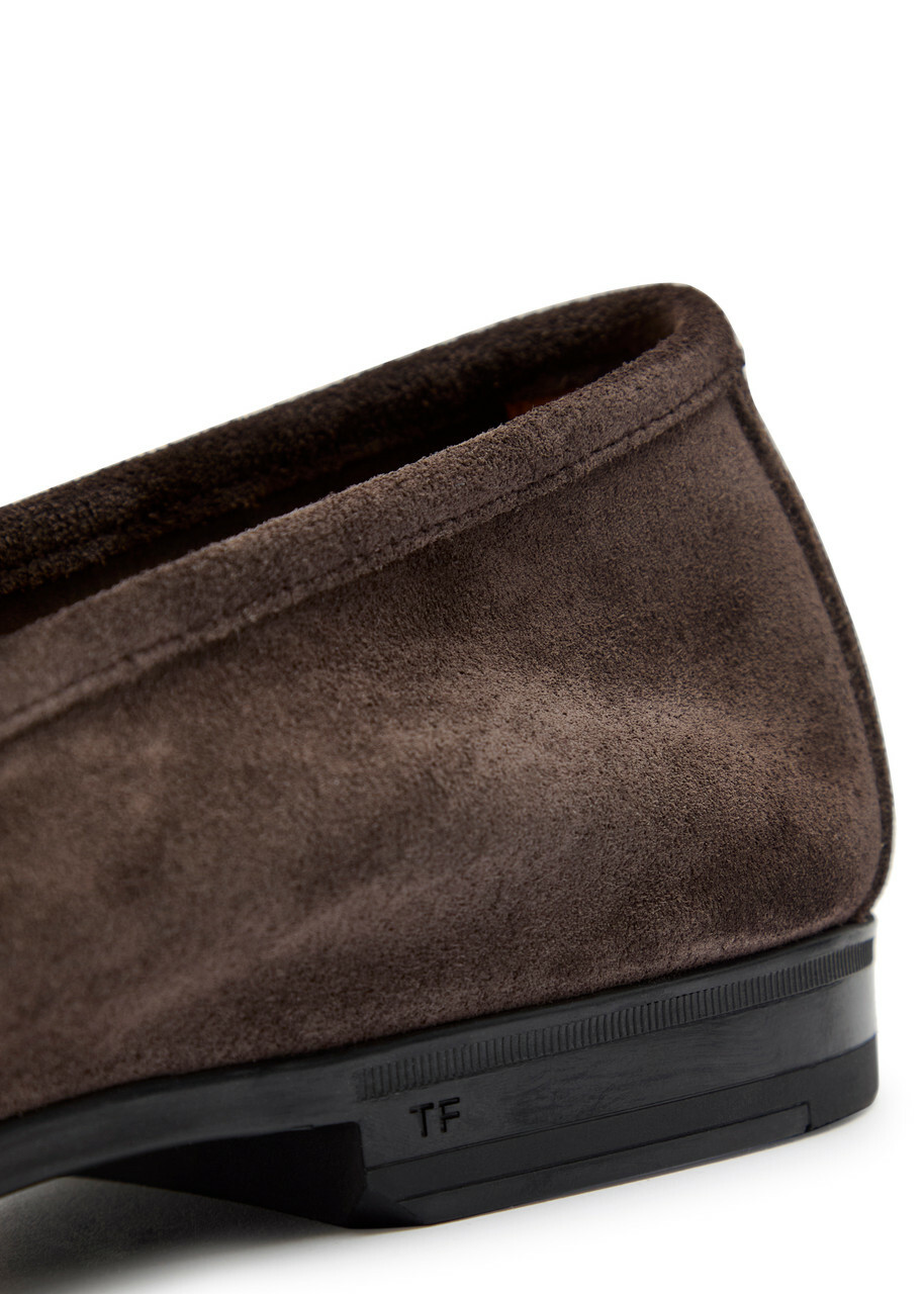 Tom Ford Suede Loafers Brown