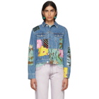Loewe Indigo Paulas Ibiza Edition Patchwork Denim Jacket