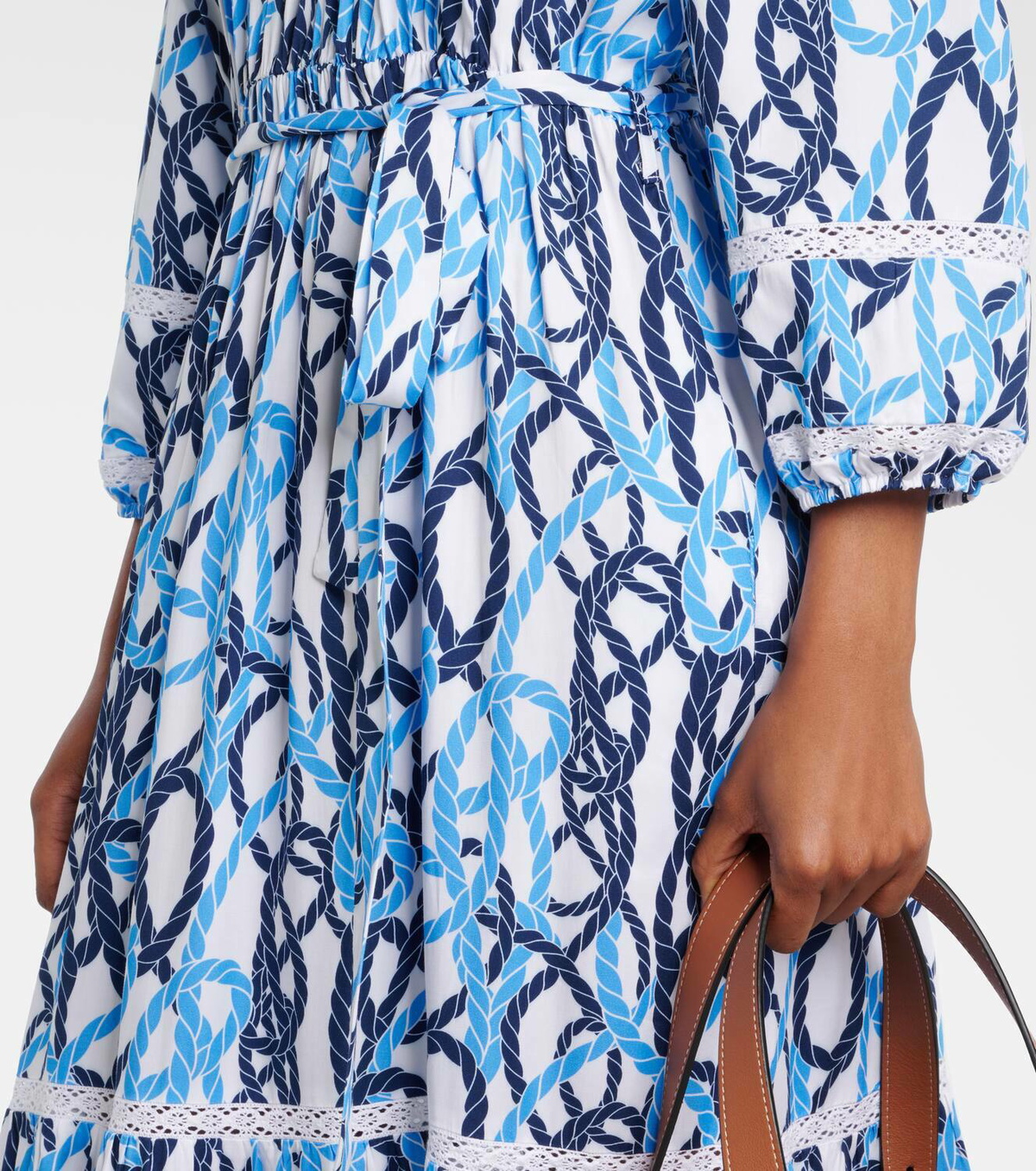 Melissa Odabash Eclipse printed off-shoulder midi dress