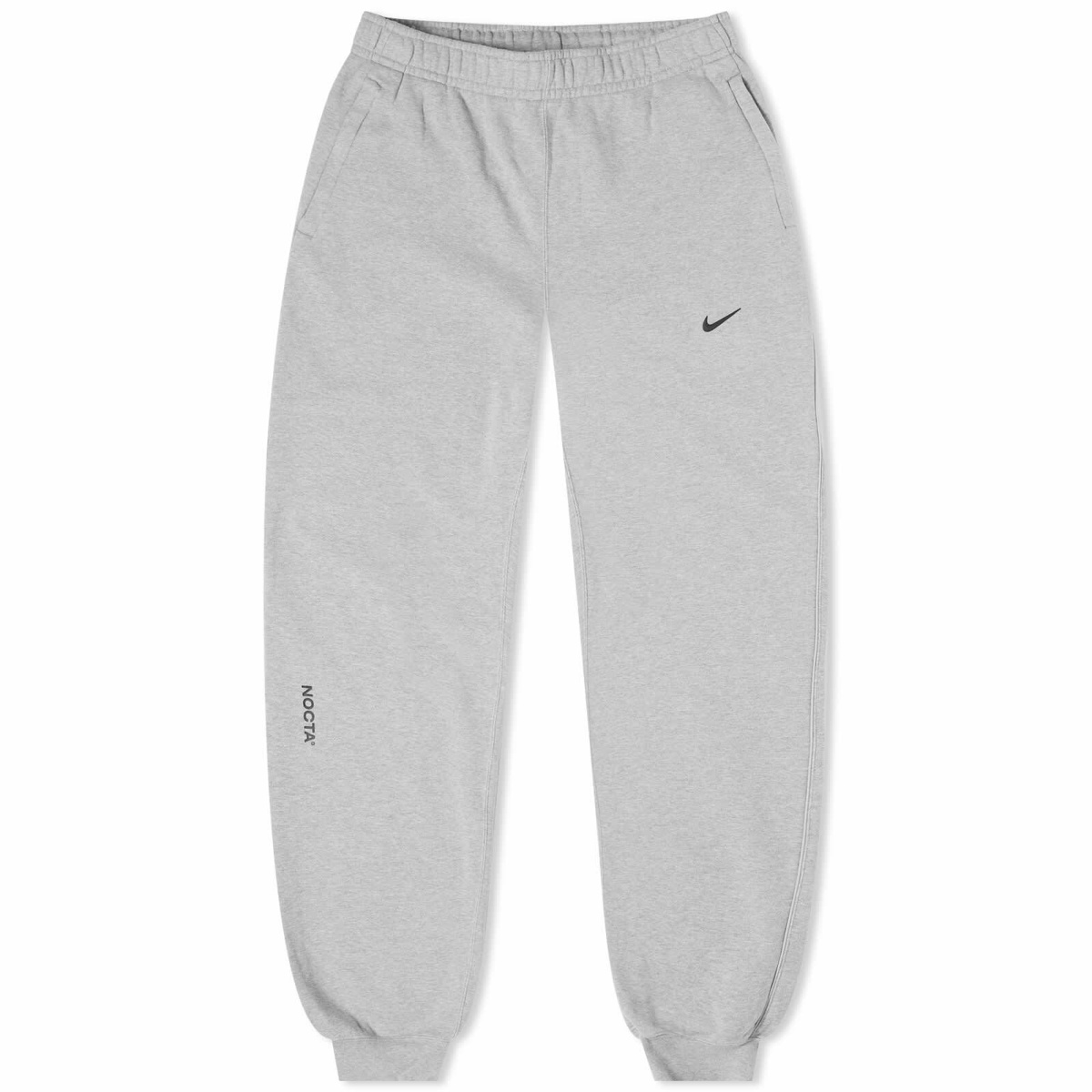 Photo: Nike x NOCTA Cardinal Stock Fleece Pant in Dark Grey Heather/Matte Silver/Black