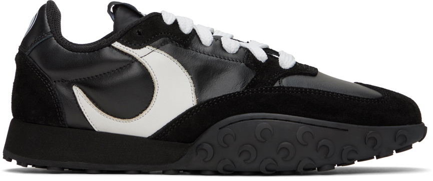 Marine Serre Black MS Rise Sneakers Marine Serre