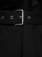 JW ANDERSON Wool Gabardine Fold-over Wide Pants