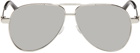 Off-White Silver Ruston Sunglasses