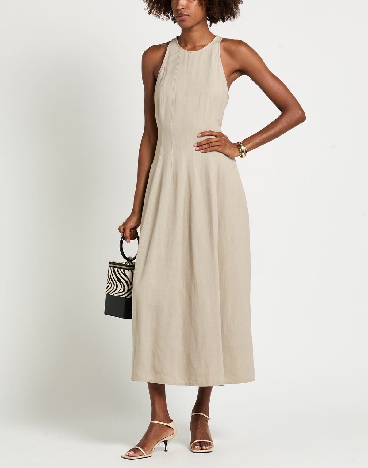 Brunello Cucinelli Womens Maxi dress Taupe