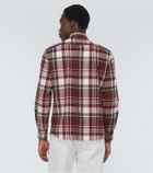 Brunello Cucinelli Madras flannel checked shirt