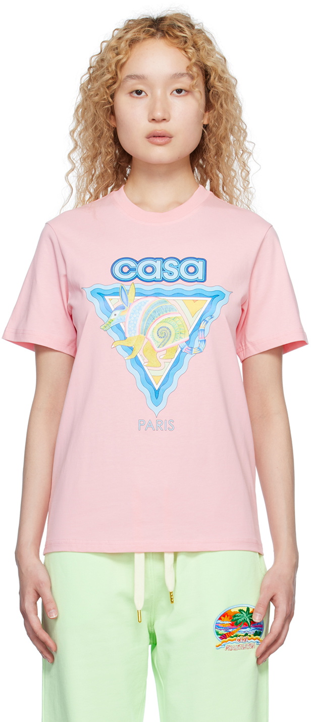 Casablanca Pink Armadillo T-Shirt