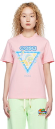 Casablanca Pink Armadillo T-Shirt