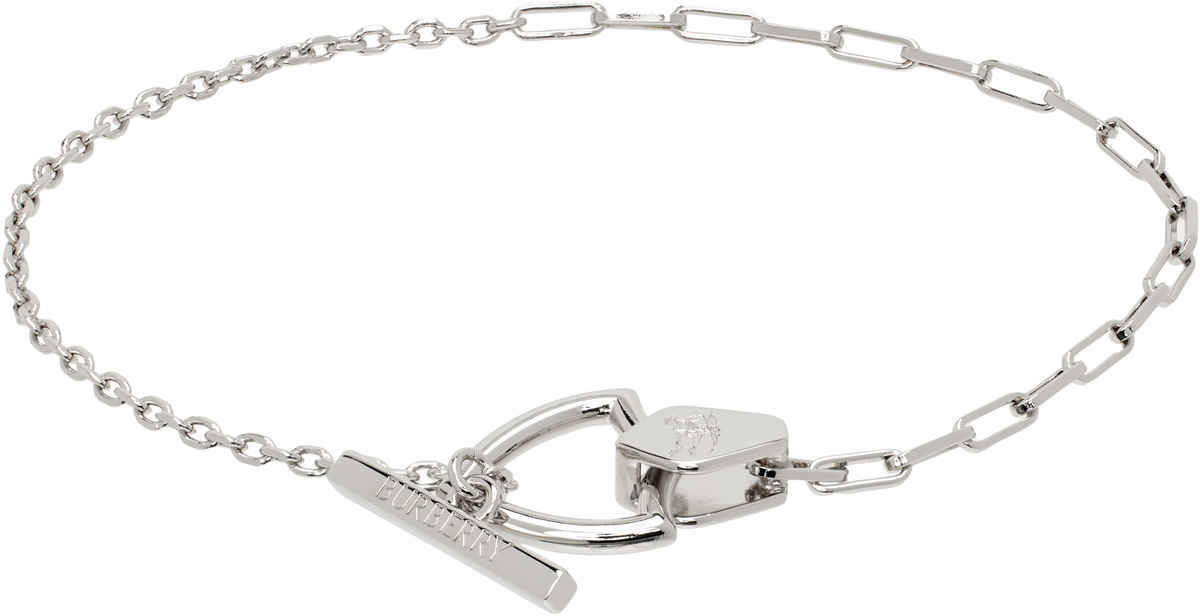 Burberry Silver Shield Bracelet Burberry