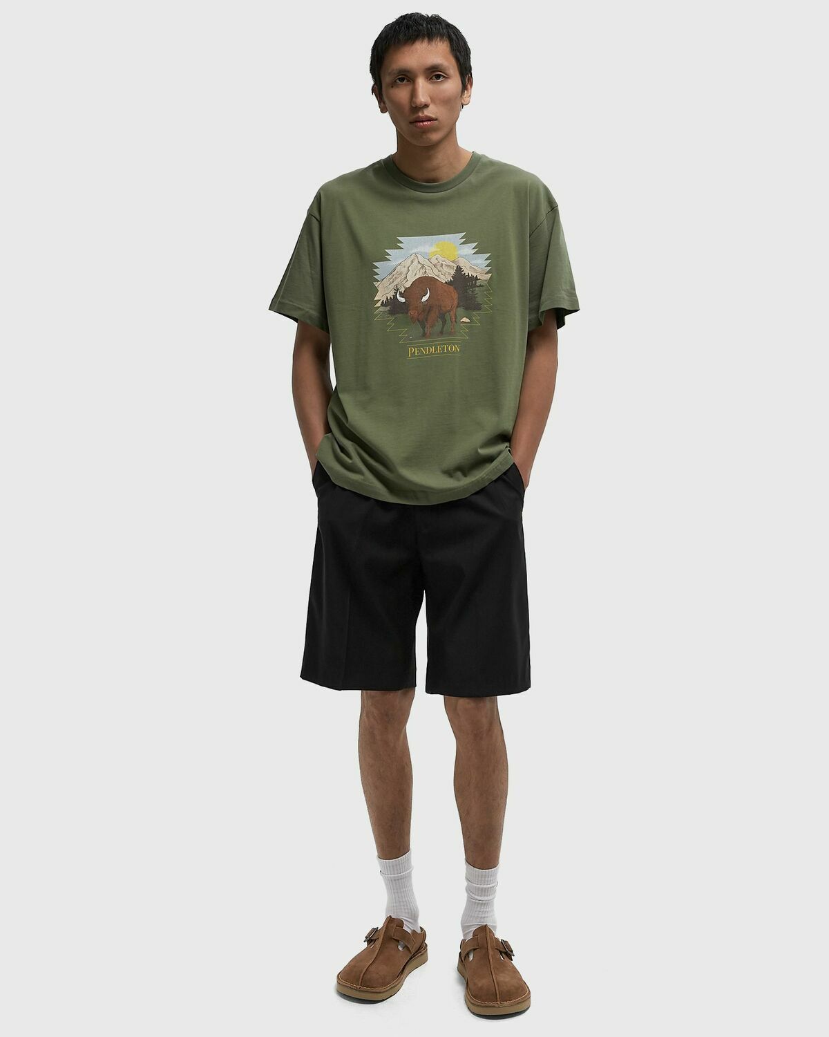 Reternity TAILORED BAGGY SHORTS Black Mens Casual Short