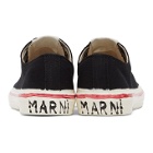 Marni Black Canvas Gooey Sneakers